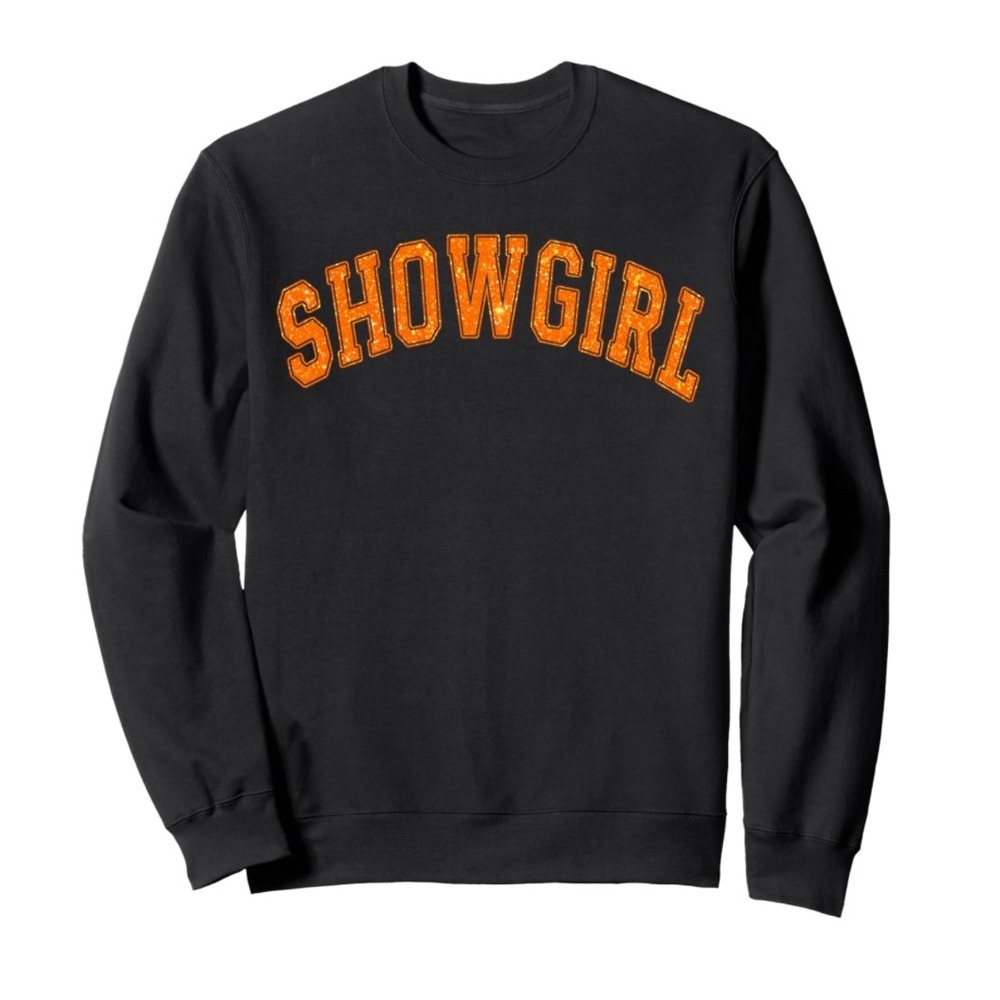 NWT Black Showgirl Graphic‎ Crewneck Sweatshirt Small